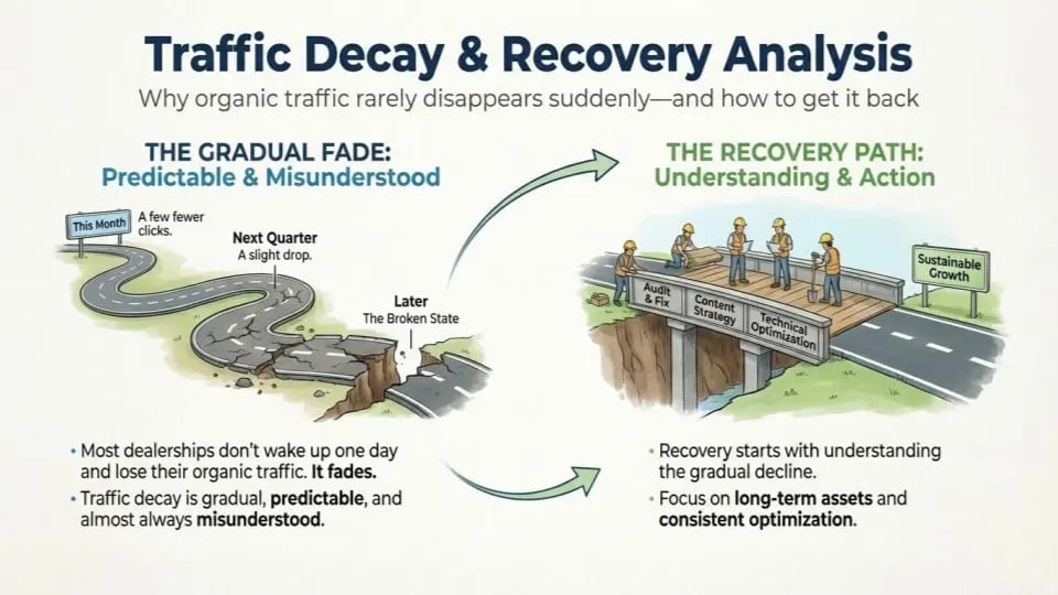 Traffic Decay Recovery Analysis